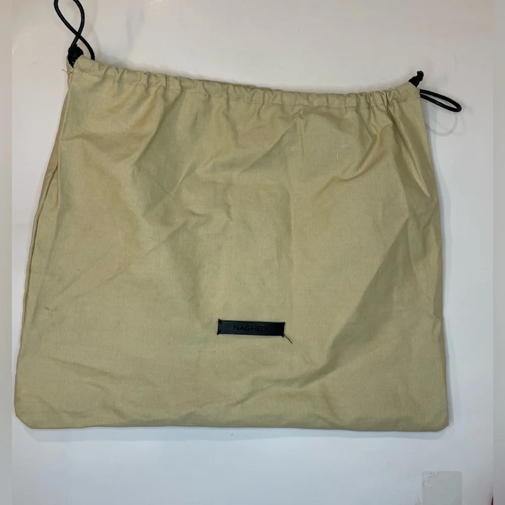 Naghedi‎ Tan Cotton Dusty Bag